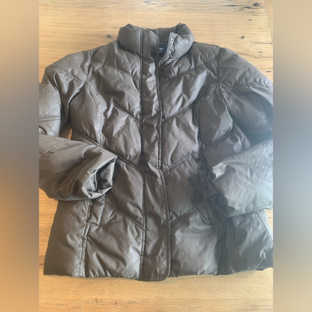 Gap Classic Brown Puffer‎ Coat Women’s Medium Preloved